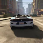 GTA Open World Exploration: A player explores the vast cityscape in Grand Theft Auto V.