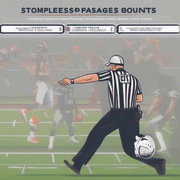 NFL Game Clock Stoppage Reasons