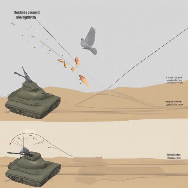 The Effect of Wind on Projectile Trajectory in Tanks Game Pigeon