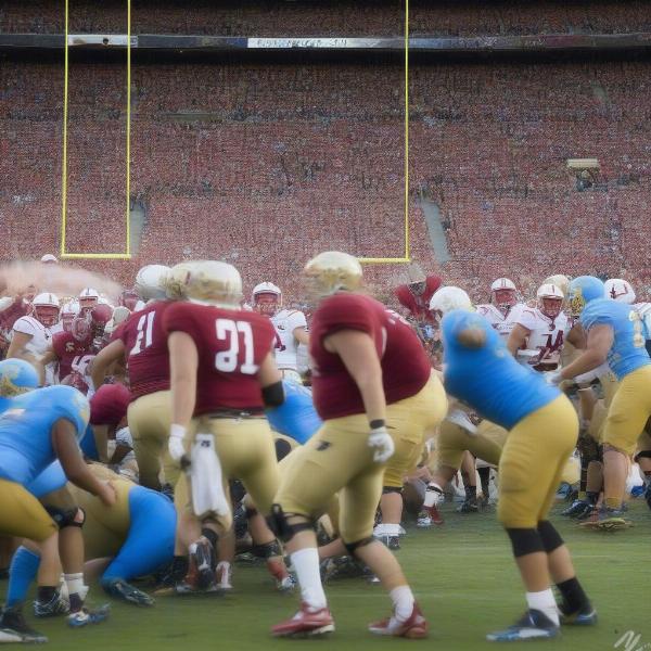 Stanford and UCLA clash in the 2012 Pac-12 Championship Game