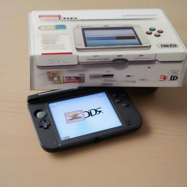 Playing a DS Game on Nintendo 3DS XL