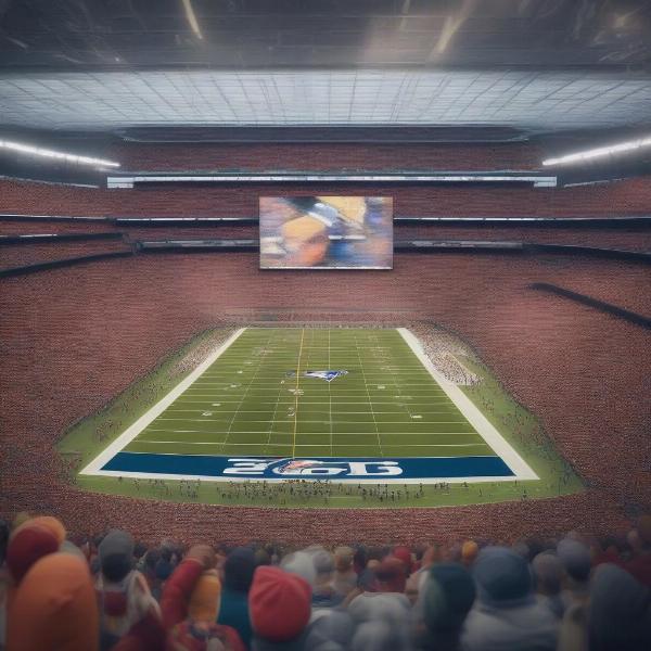 Watching NFL Game in 4K on a Television