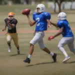 7 on 7 Football Gameplay