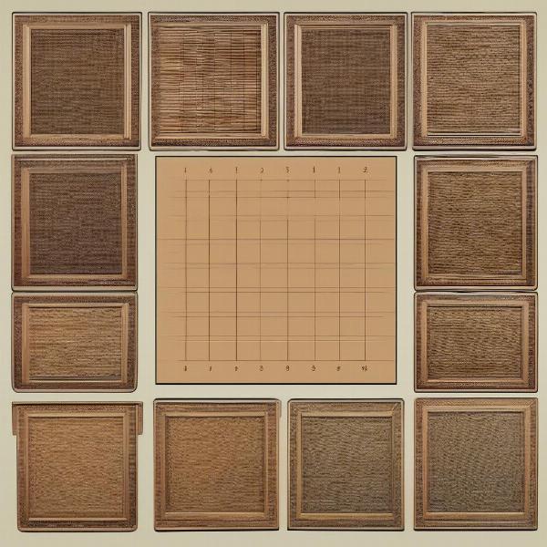 Variations of 9 Men's Morris Board