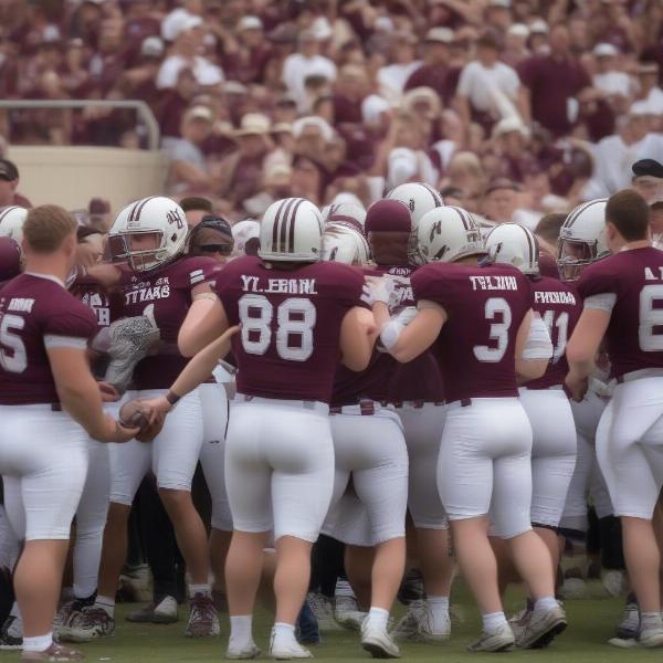 The Tradition of the A&M Maroon and White Spring Game
