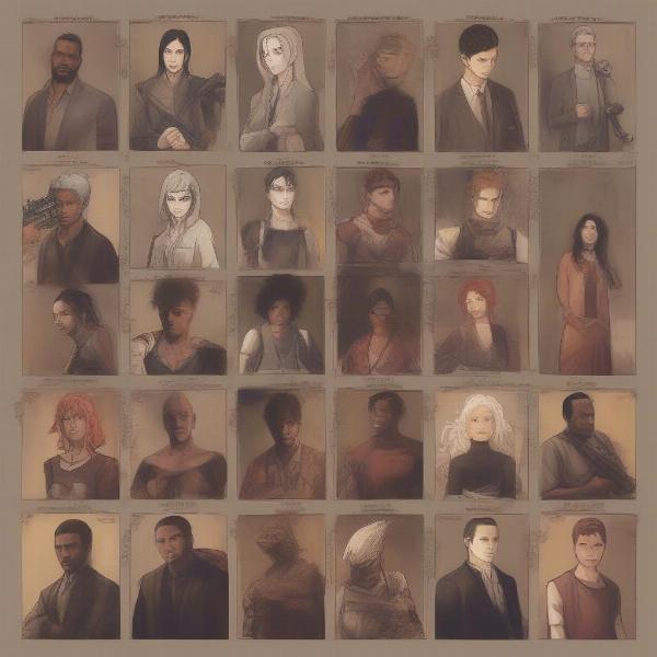 Key Characters from A Game of Retribution Series
