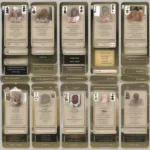 Acey Deucey Card Combinations Illustration