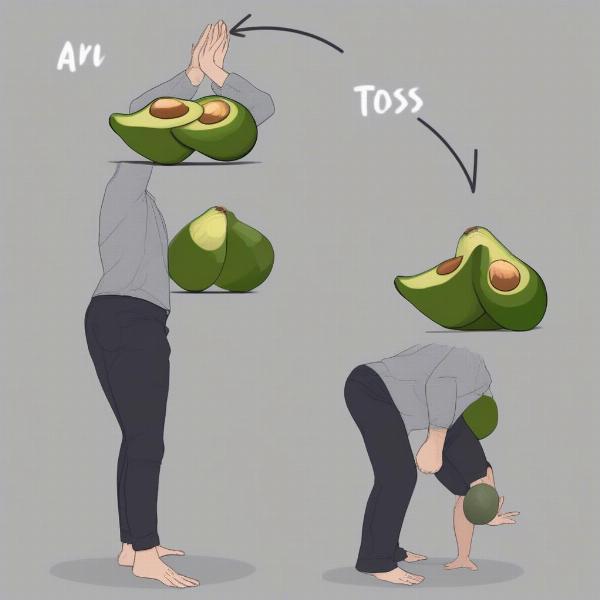 Advanced Techniques in the Avocado Hand Game: Behind-the-Back and Cross-Body Tosses