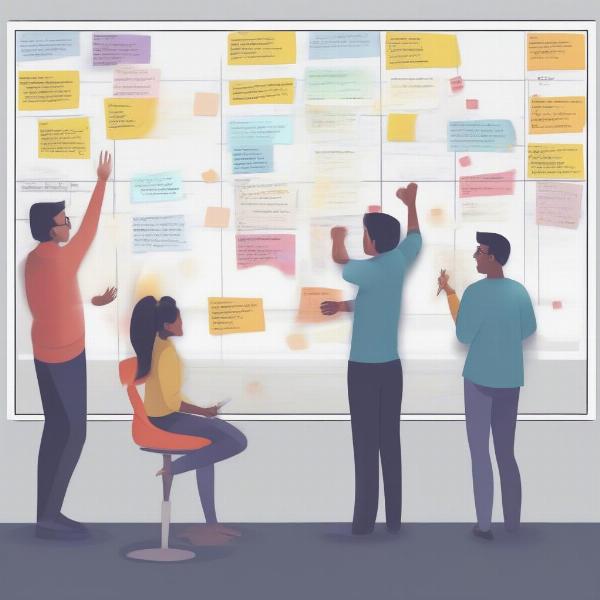 Agile Game Development Team in Action