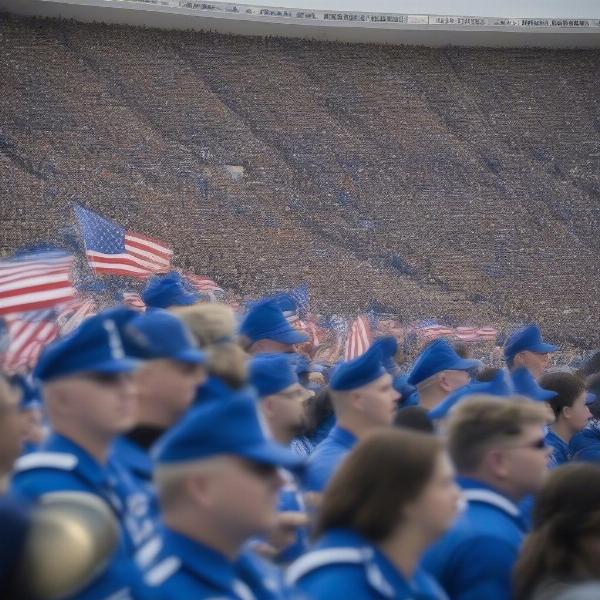 The Electric Atmosphere of the Air Force vs Army Game