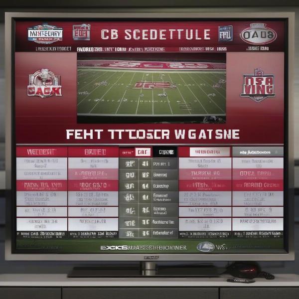 Alabama Football Broadcast Schedule