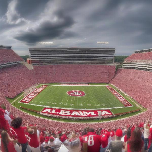 Alabama vs. Georgia Game Location: Stadium and Fans