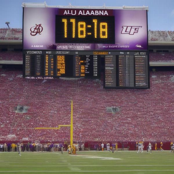 Alabama LSU Game Kickoff Time Announcement