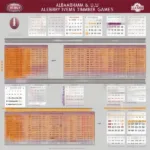 Alabama LSU Historical Game Dates Calendar