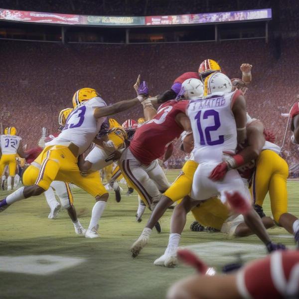 Alabama LSU Rivalry: Game Highlight