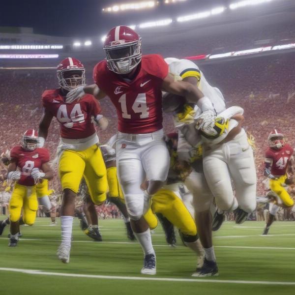 Alabama vs. Michigan Game Highlights