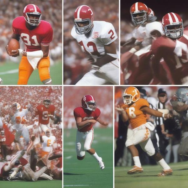 Alabama Tennessee Football Game Highlights Image