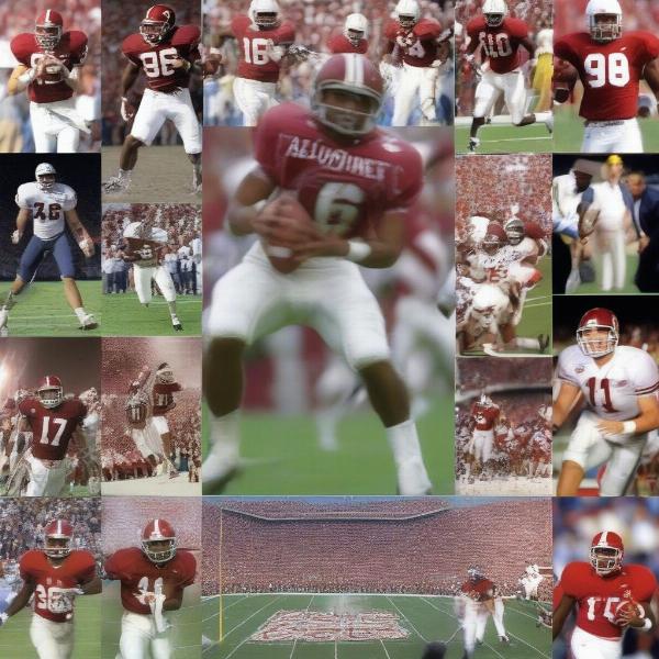 Key Moments in the Alabama vs. Texas Football Rivalry: Historical Images and Game Highlights