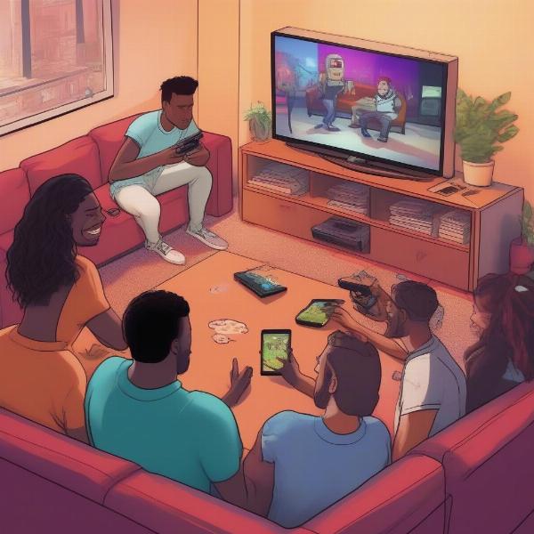 Among Us Friends Playing on Xbox