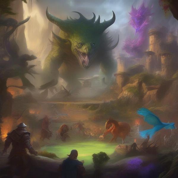 Arena Draft Custom Cards: Fantasy World