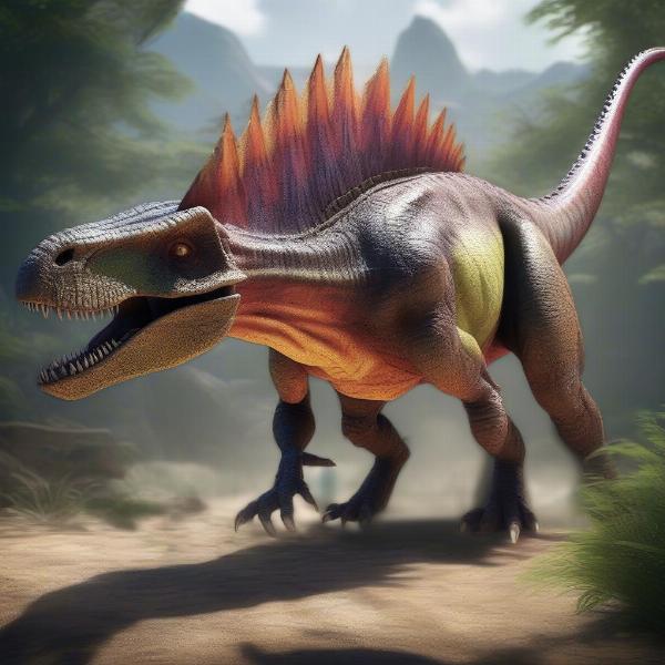 Ark Ascended Dino Render with Game Pass Logo in the Background