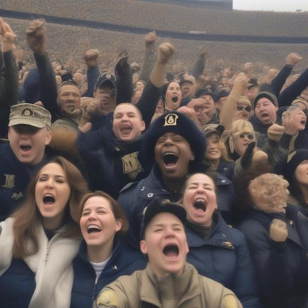 Army-Navy Game Fans