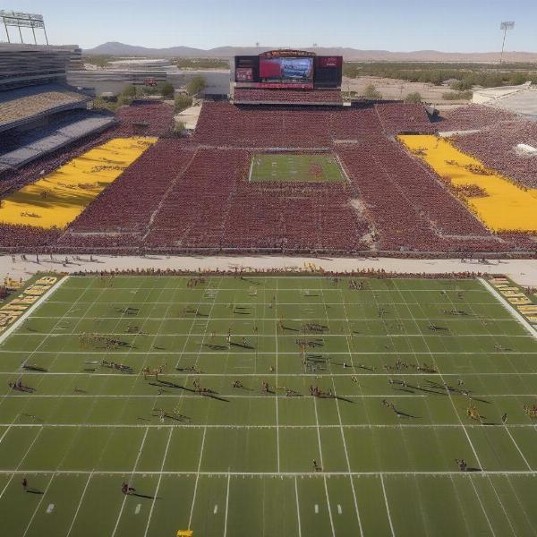 ASU Football Tailgating Scene
