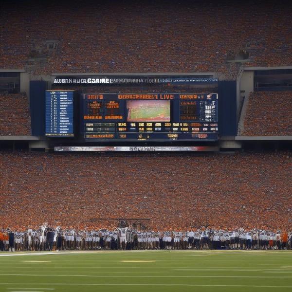 Auburn Football Game Live Scoreboard