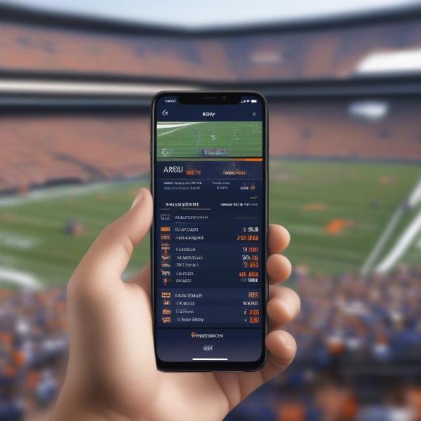 Auburn Game Score Mobile App