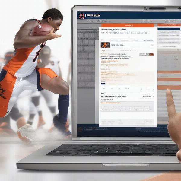 Checking Auburn Game Time on Official Website