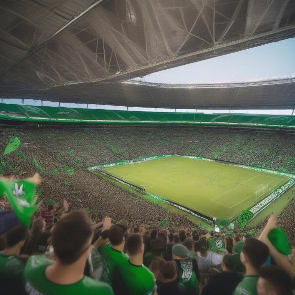 Austin FC Fans at Q2 Stadium During a Home Game
