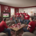 Watching the Wisconsin Badgers Football Game on TV