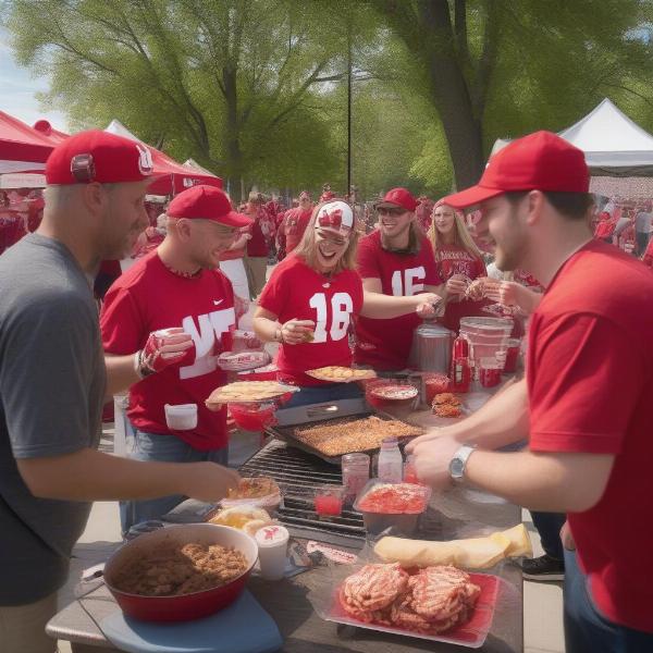 Tailgating Before a Wisconsin Badgers Football Game