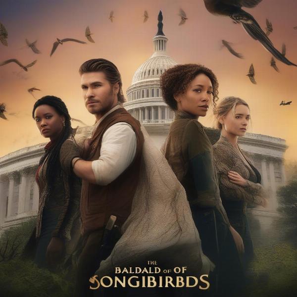 The Ballad of Songbirds and Snakes Digital Release Poster