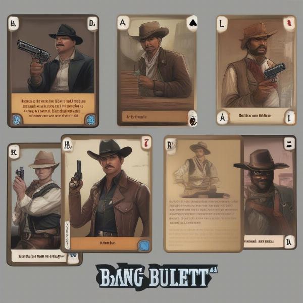 Bang! The Bullet! Card Game Roles
