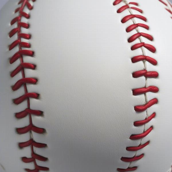 Baseball Close-Up Stitching