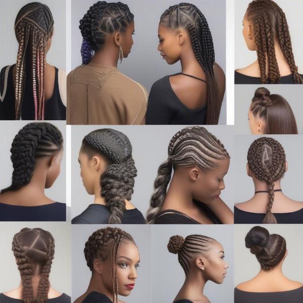 Various Braid Styles for Basketball Players