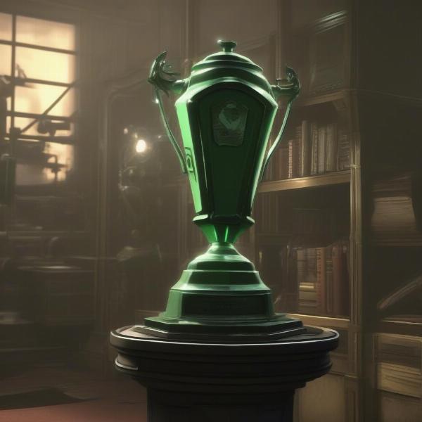 Batman Assault on Arkham Riddler Trophy Canonicity Clue