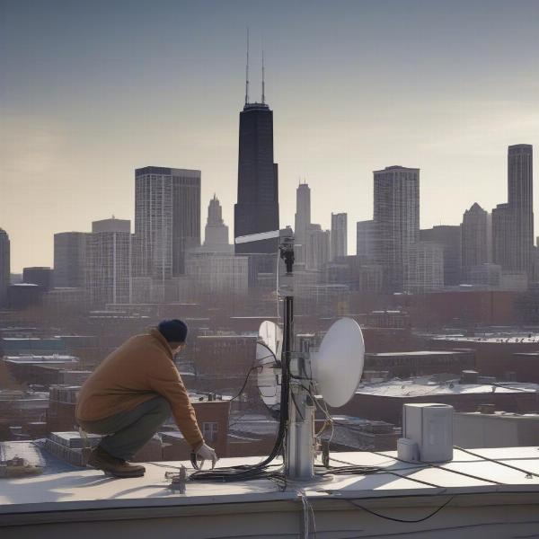 Setting up an Antenna for Bears Games