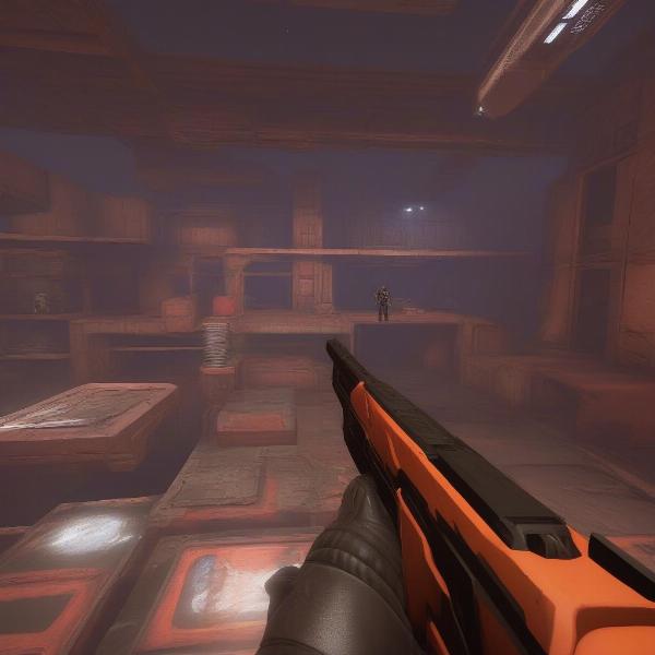 Bedlam Game Procedurally Generated Level Exploration with Unique Weapons