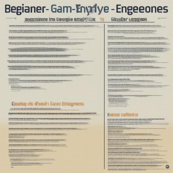 Beginner Game Engine Comparison Table