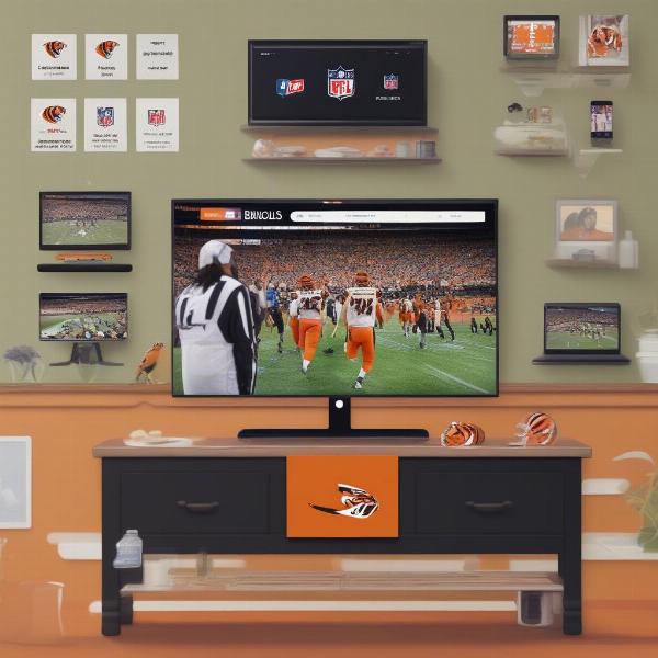 Bengals Game Streaming Options on Different Devices