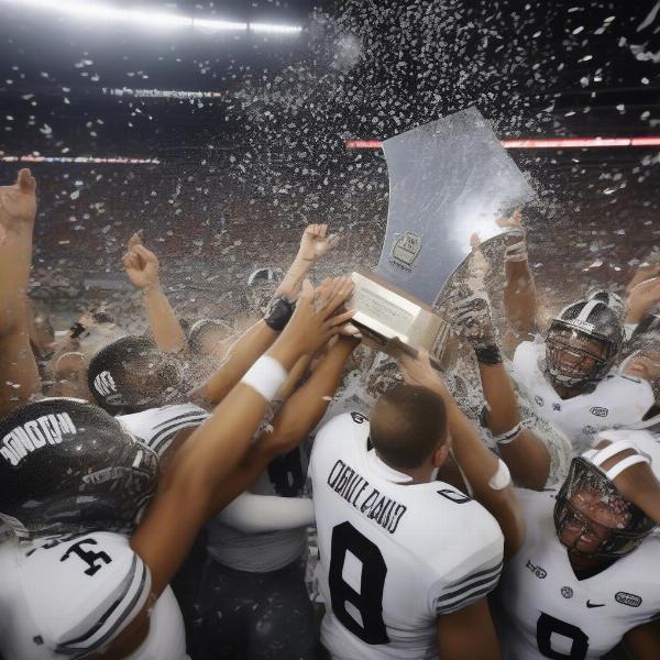 Big Ten Championship Trophy Celebration