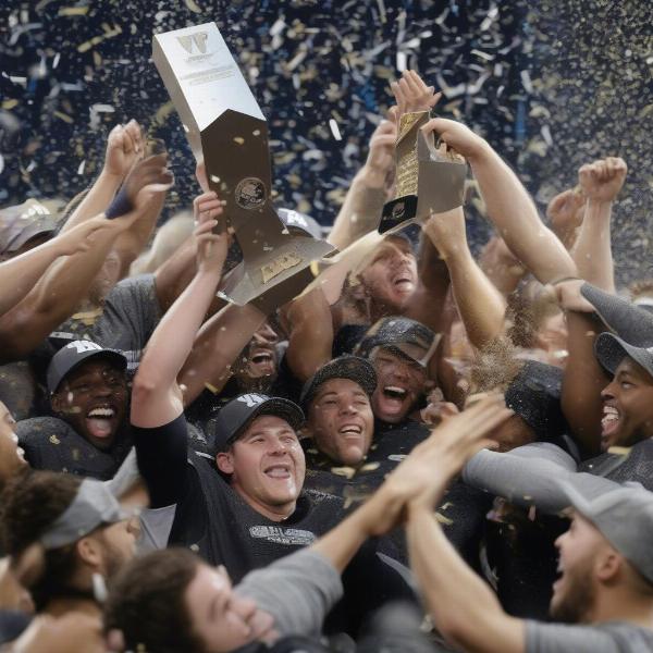 Big Ten Championship Trophy Celebration
