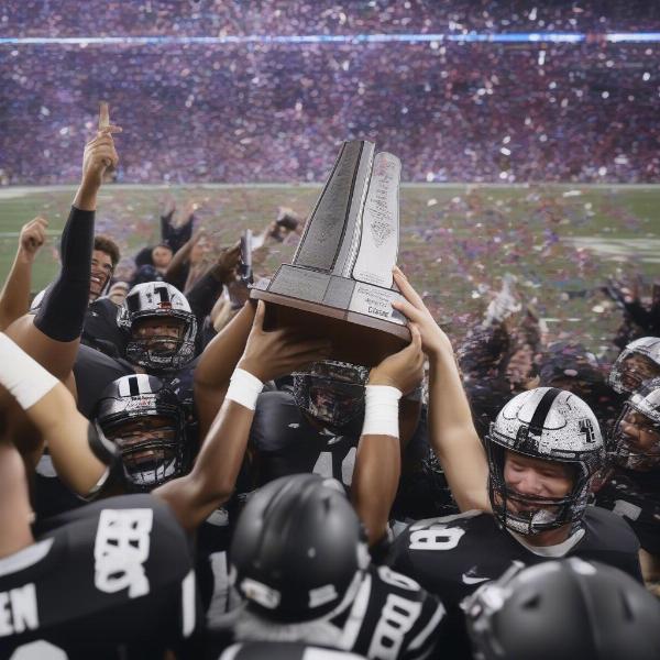Big Ten Football Trophy Game Celebration