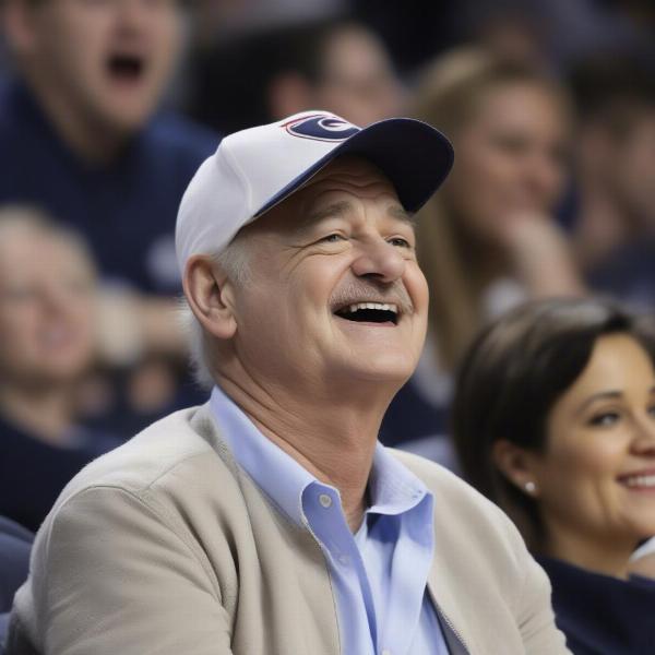 Bill Murray Courtside at a UConn Game