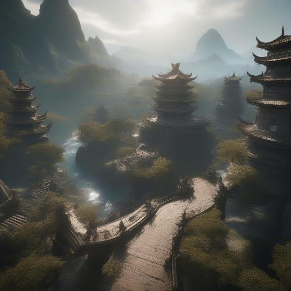 Black Myth Wukong Environment Exploration