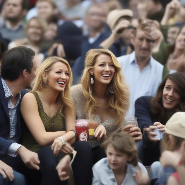 Blake Lively at the Chiefs Game with Family?