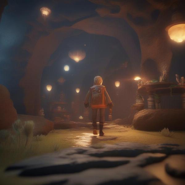 Final Render of a Game Created in Blender