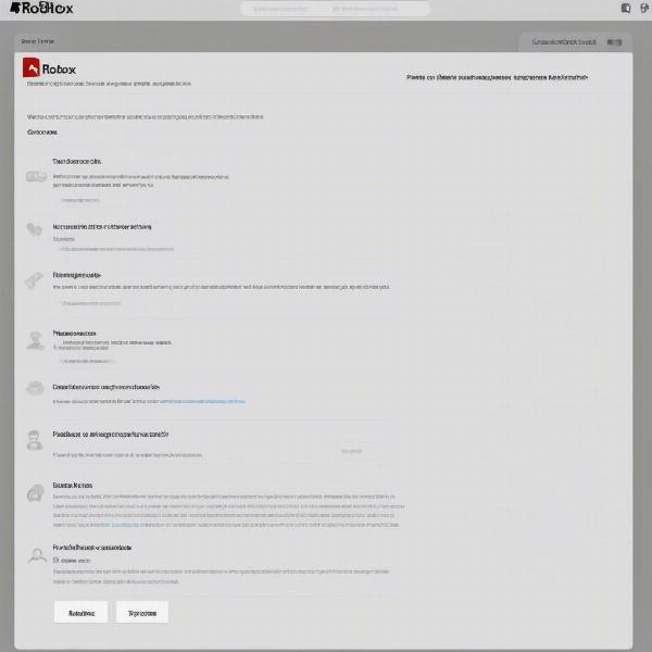 Roblox Account Settings for Blocking Games